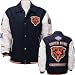 Chicago Bears Commemorative Wool and Leather Varsity Jacket