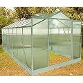 Alu Gew�chshaus, Tomatenhaus,Lavendel 10,77 m2 incl. Fundament