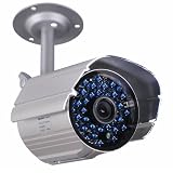 VideoSecu Day Night Vision Weatherproof 520TVL Home Bullet Security Camera 36 IR Infrared LEDs with IR Cut Filter Switch for CCTV DVR Surveillance System WK2 ~ VideoSecu