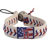 MLB Boston Red Sox Stars and Stripes Baseball Bracelet