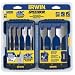 Irwin Industrial Tools 341008 Speebor Blue Groove Pro Spade Bit Set with Case, 8-Piece
