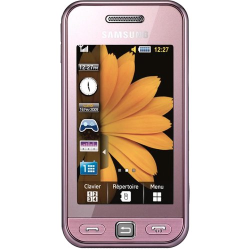 Samsung S5230 Unlocked GSM Cell Phone with 3 MP Camera, MP3 Player, Touch Screen and MicroSD Slot--International Version without Warranty (Pink)