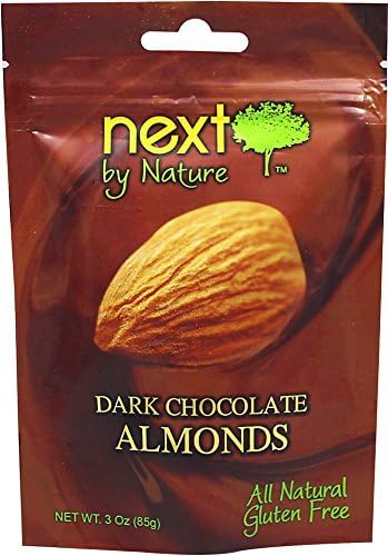 Next by Nature Dark Chocolate Almonds-3 oz Bag by Next By Nature