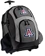 University of Arizona Rolling Backpack Deluxe Gray Arizona Wildcats - Our Best Backpacks Bags with Wheels or School Trolley Bags Carry-Ons - Unique Gifts
