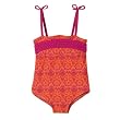 Toddler Girls Cabana Life 1-pc. Braided Swimsuit - Pink/ Orange