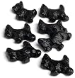 Gimbal's Fine Candies Black Licorice Scottie Dogs, 10-Pound Case