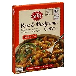 MTR Peas and Mushroom Curry, 10.56-Ounce Boxes (Pack of 10)