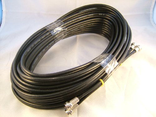20m Twin Shotgun Cable in Black, Sky Extension Kit, cable clips, f plugs