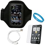 Durable Neoprene Exercise Sports Workout Armband with Adjustable Velcro Str ....