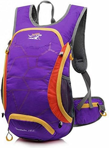 LongAm 15L Waterproof Outdoor Backpack Hydration Packs Cycling Running Hiking Water Bag Bicycle Packing Organizers Latop Bags Men and Women (purple)