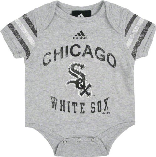 Chicago White Sox Newborn Grey Foldover Neck Creeper