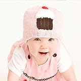 Designer Baby Toddler Girls Pink Cupcake Bamboo Hat 6M-4T