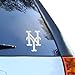 New York Mets 5'' x 6'' Silver Window Graphic Decal