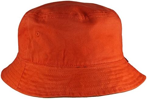 Rosin Brand Reversible Cotton Bucket Hat - (Various Sizing & Color Choices) (L/XL, Orange / Brown)