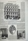 1859 MUTUAL LIFE OFFICES CHEAPSIDE WINDOW CHURCH ANNE