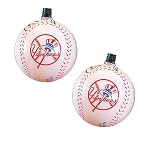 Kurt Adler MB0007YNK Yankees Baseball Light Set, 10 Light