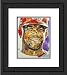 Los Angeles Angels Framed Garrett Anderson Los Angeles Angels of Anaheim Print By Michael Mellett 15 X 18 - Black