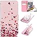 iPhone 6 Plus, LUNIWEI Flip Wallet Heart Dotted Card Slot 5.5 Inch Case Co...
