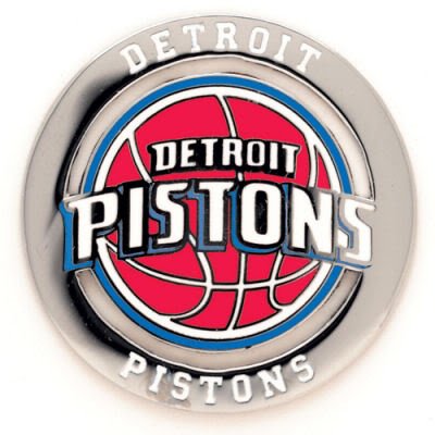 DETROIT PISTONS OFFICIAL LOGO LAPEL PIN