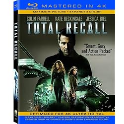 Total Recall (Mastered in 4K) (Single-Disc Blu-ray + Ultra Violet Digital Copy)