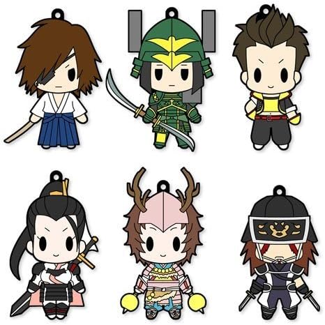 D4 Sengoku BASARA4 Rubber Strap Key Chain Collection Vol.1 BOX