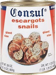 Roland Consul Giant Snails (5 Dozen), 28-Ounce Can (Pack of 3)