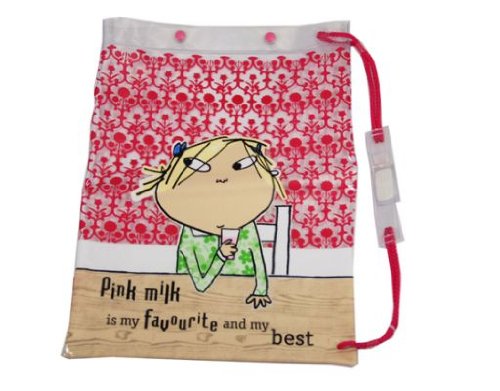 Trade Mark Collections Charlie and Lola Pink Milk Swim Bag