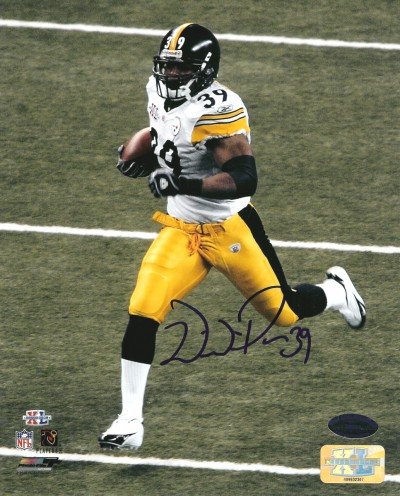 Willie Parker Autographed/Hand Signed Pittsburgh Steelers 8x10 Photo (Super Bowl 40 XL TD Run