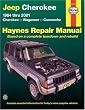 Jeep Cherokee 1984 Thru 2001: Cherokee, Wagoneer, Comanche Haynes Repair Manual