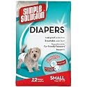 Simple Solution Disposable Diapers, Small, 12-Count