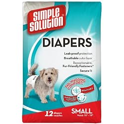 Simple Solution Disposable Diapers, Small, 12-Count