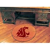 Washington State Cougars 29" Round Basketball Floor Mat (Rug)
