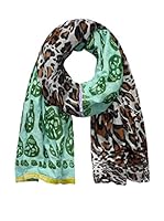 Plomo o Plata Fular (Verde / Marrón)