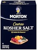 Morton Coarse Kosher Salt Box, 3 Pound