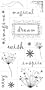 Fiskars 01-002269 Heidi Grace 4-by-8-Inch Clear Stamps, Dreamer
