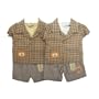Ensemble de 3 pi�ces � motif animal pour b�b� gar�on
