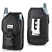 Pouch Protective Carrying Cell Phone Case for Casio Hitachi Brigade C741 / HTC Touch Pro HTC Touch Pro2 / Motorola Brute i680 Krave ZN4 Quantico V840 / W845 / NOKIA N75 / PANTECH C740 (Matrix) / SANYO PRO700 / SHARP TM150 / SIEMENS CF62 / PALM TREO 650 680 / KYOCERA KX2 KX5 - Black