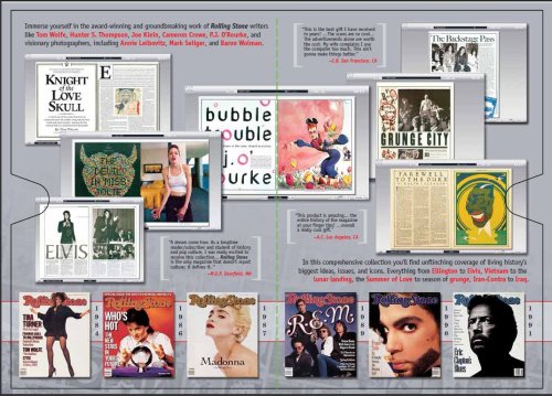 Childrens Toyshop  Software : Rolling Stone 40 Years: Cover to Cover