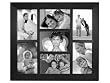 Malden 2012-70 4x6-Inch Berkeley Beveled Wood Edge 7 Opening Collage Frames (Black)