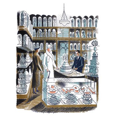 Wedding Cakes by Eric Ravilious