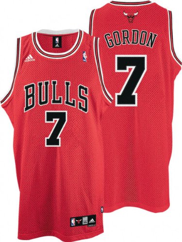 Ben Gordon Jersey: adidas Red Swingman #7 Chicago Bulls Jersey