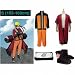 super9 2 Uzumaki Costume Naruto Vol 2 Uzumaki Costume + Shippuden Naruto Uzumaki Sage Mode cloak + Naruto Uzumaki headband + Shoes