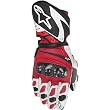 Alpinestars SP-1 Men's Leather Street Racing Motorcycle Gloves w/ Free B&F Heart Sticker Bundle - Red
