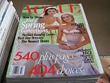 Vogue Magazine (Kate Moss & Karen Elson , The Spring Collections , 540 Plus Pages , 404 Choices, March 1988)