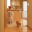 Carlson Extra Wide Walk Through Gate with Pet Door
