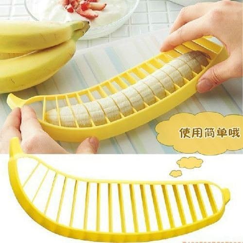Banana Slicer Cutter Chopper for Fruit Salad Sundaes Cereal Kitchen