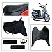 Vheelocity Combo of 72603 Black Motorcycle Body and Seat Cover with Foot Mat and Free Acupressure Grip for Suzuki Access RS.599.00