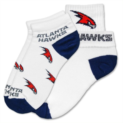 NBA Atlanta Hawks Womens Socks, 2-Pack