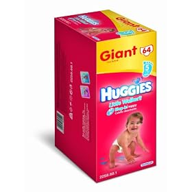 Huggies - 2258681 - Little Walkers Giant Box - Taille 5 - 11-18 kg x 64 Couches