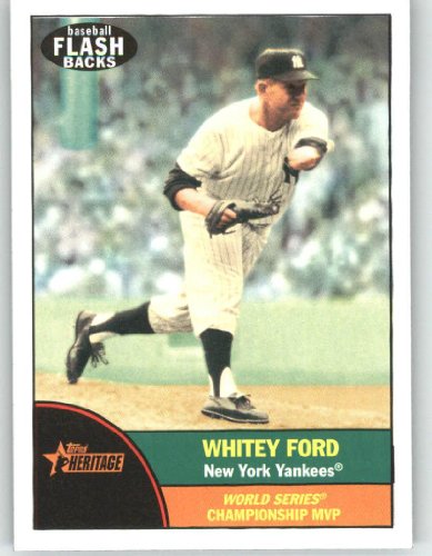 2010 Topps Heritage Baseball Flashbacks #BF3 Whitey Ford - New York Yankees (WS MVP) (Baseball Cards)